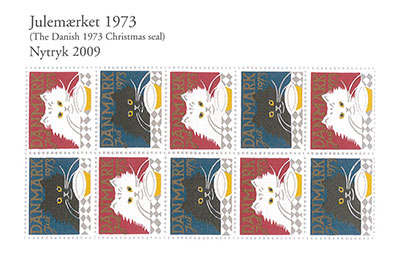 Nytryk af Julemærket 1973