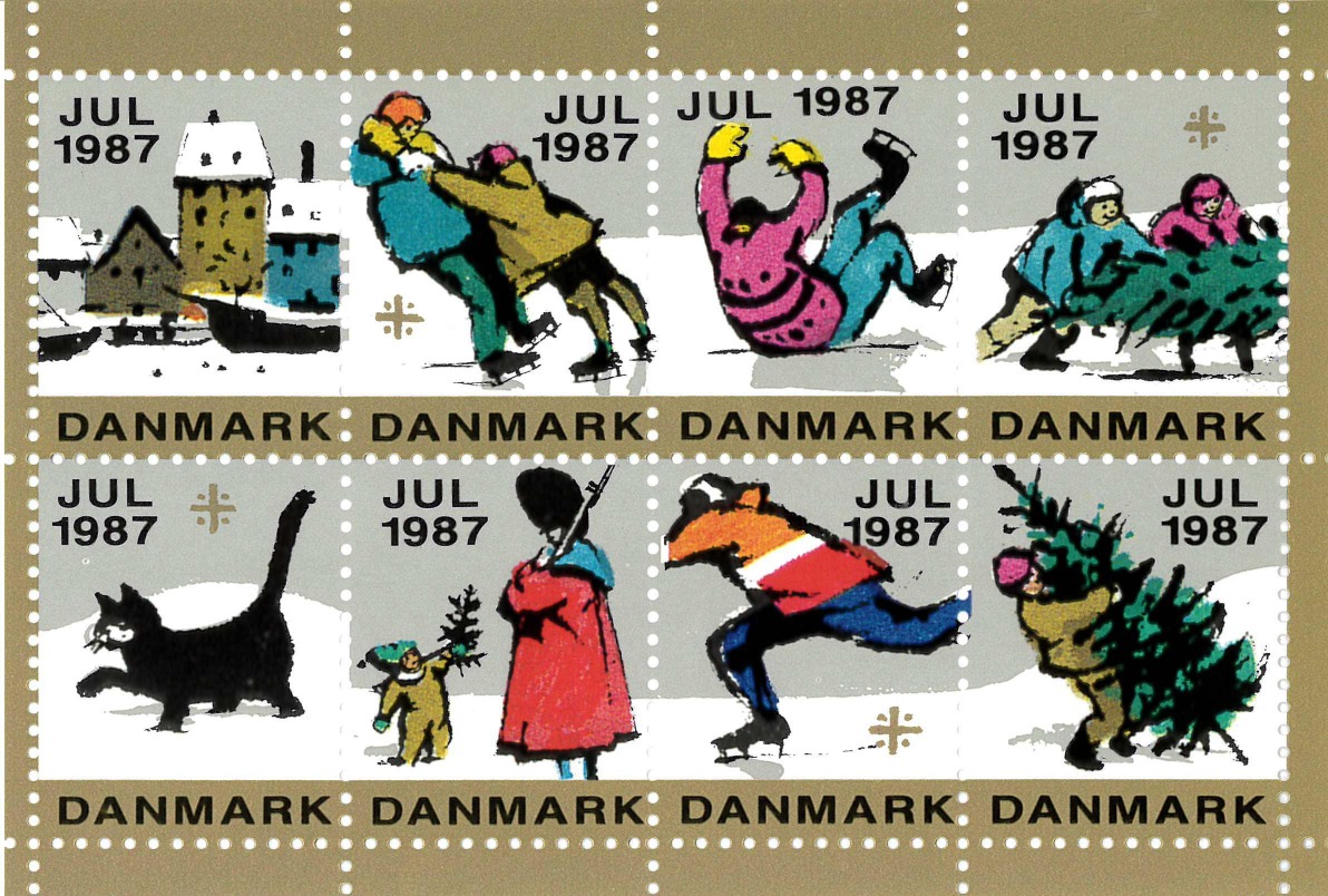 miniark af Julemærket 1987