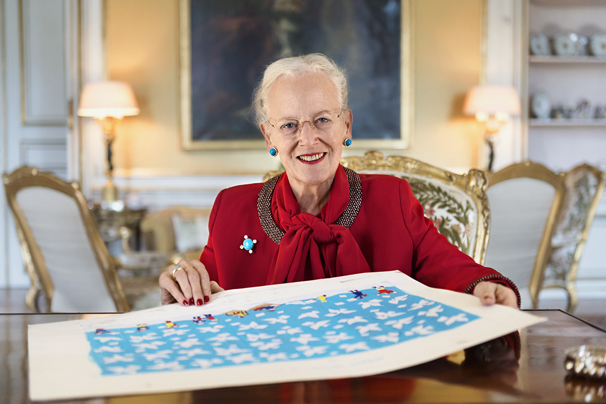 H.M. Dronning Margrethe har tegnet Julemærket 2015