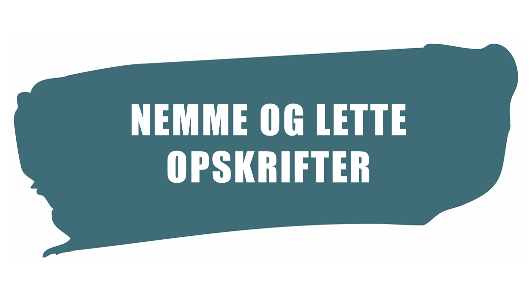 grafik - nemme og lette opskrifter